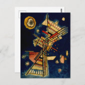 Carte Postale Kandinsky - Endroits sombres (Devant / Derrière)