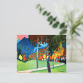 Carte Postale Kandinsky - Étude d'automne à Oberau (Debout devant)