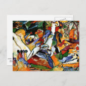 Carte Postale Kandinsky - Étude sur la composition II (Devant / Derrière)
