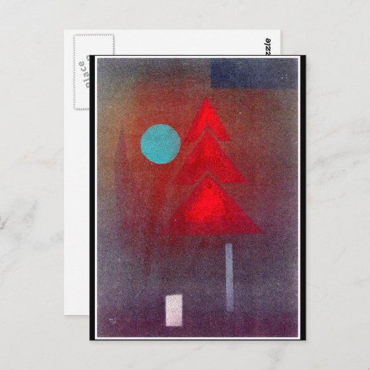 Carte Postale Kandinsky - Fast Versunken (Devant / Derrière)