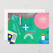 Carte Postale Kandinsky - Flèche vers le cercle (Devant / Derrière)