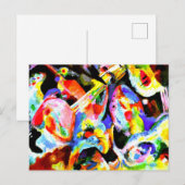 Carte Postale Kandinsky - Flood Improvisation. (Devant / Derrière)