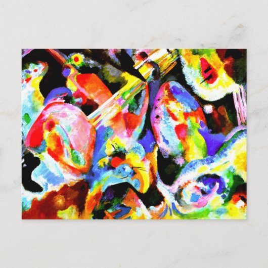 Carte Postale Kandinsky - Flood Improvisation. (Devant)