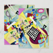 Carte Postale Kandinsky - Grille noire (Devant / Derrière)