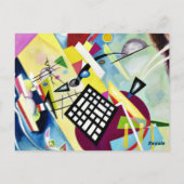 Carte Postale Kandinsky - Grille noire (Dos)