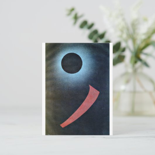 Carte Postale Kandinsky - gris et noir (Debout devant)