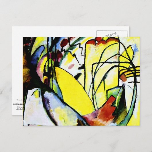 Carte Postale Kandinsky - Improvisation 10 (Devant / Derrière)