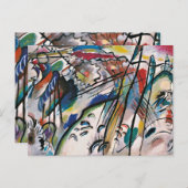 Carte Postale Kandinsky - Improvisation 28 (Devant / Derrière)