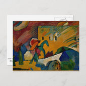 Carte Postale Kandinsky - Improvisation 3 (Devant / Derrière)