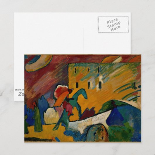Carte Postale Kandinsky - Improvisation 3 (Devant / Derrière)