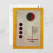 Carte Postale Kandinsky - Inflexible (Devant / Derrière)