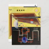 Carte Postale Kandinsky Inner Alliance Abstraite (Devant / Derrière)