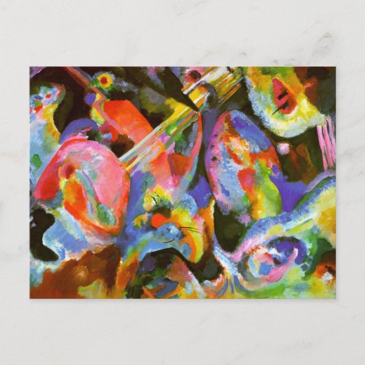 Carte Postale Kandinsky - Inondation Improvisation, Deluge (Devant)