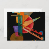 Carte Postale Kandinsky - Interprétation Abstraite (Devant / Derrière)