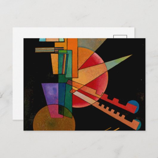Carte Postale Kandinsky - Interprétation Abstraite (Devant / Derrière)