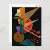 Carte Postale Kandinsky - Interprétation Abstraite (Devant / Derrière)