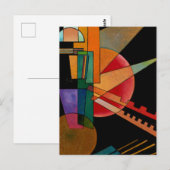 Carte Postale Kandinsky - Interprétation Abstraite (Devant / Derrière)