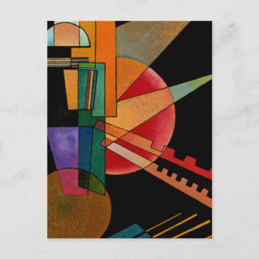 Carte Postale Kandinsky - Interprétation Abstraite (Devant)