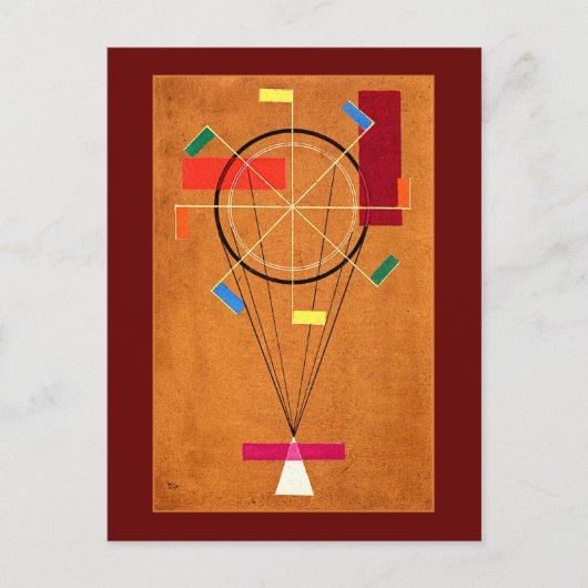 Carte Postale Kandinsky - Jolly, peinture abstraite, (Devant)