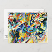 Carte Postale Kandinsky - Klamm d'improvisation (Devant / Derrière)