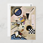 Carte Postale Kandinsky - Les accords s'opposent (Devant / Derrière)