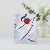 Carte Postale Kandinsky - Ligne angulaire (Debout devant)