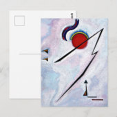Carte Postale Kandinsky - Ligne angulaire (Devant / Derrière)