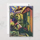 Carte Postale Kandinsky - Marches pour le château (Devant / Derrière)