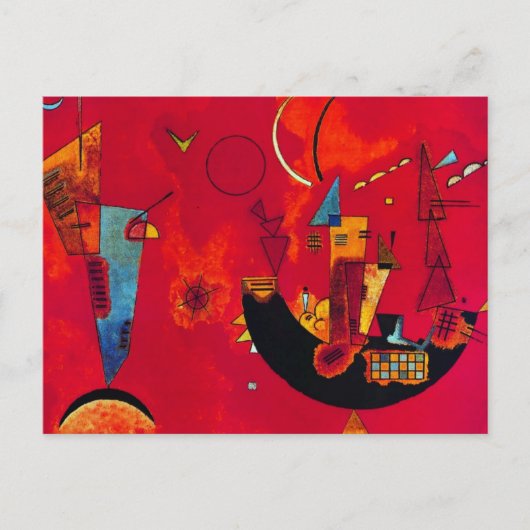 Carte Postale Kandinsky Mit und Gegen (Devant)