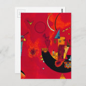 Carte Postale Kandinsky Mit und Gegen (Devant / Derrière)