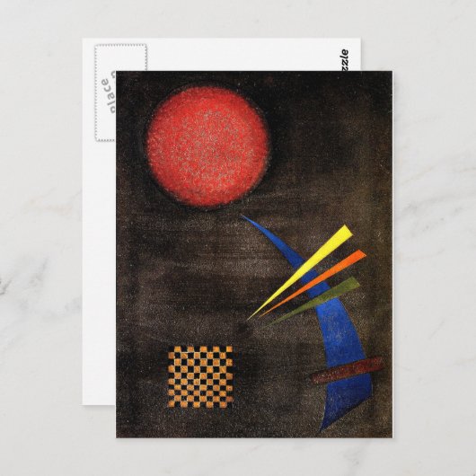 Carte Postale Kandinsky - Modérément (Devant / Derrière)