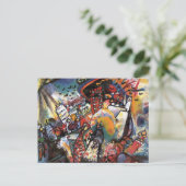 Carte Postale Kandinsky Moscou I Cityscape peinture Abstraite (Debout devant)
