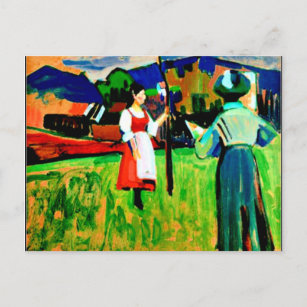 Carte Postale Kandinsky - Murnau, Gabrielle Munter Peinture