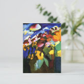 Carte Postale Kandinsky - Murnau Garden, (Debout devant)