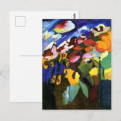 Carte Postale Kandinsky - Murnau Garden, (Devant / Derrière)