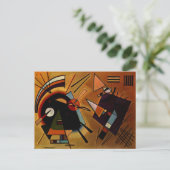 Carte Postale Kandinsky - Noir et Violet, (Debout devant)