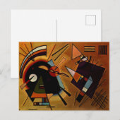 Carte Postale Kandinsky - Noir et Violet, (Devant / Derrière)