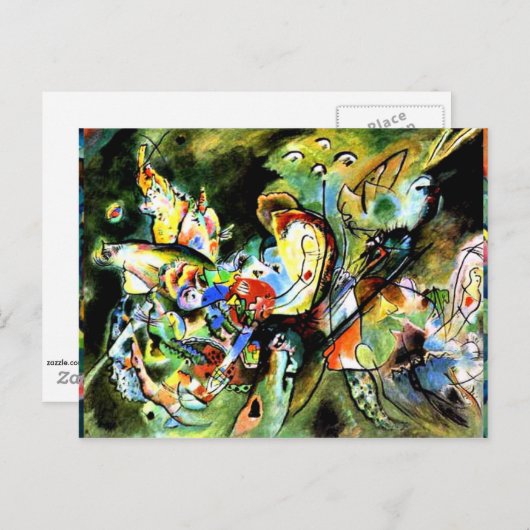 Carte Postale Kandinsky - Overcast (Devant / Derrière)