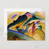 Carte Postale Kandinsky - Paysage d'automne (Devant / Derrière)