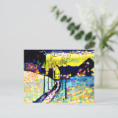 Carte Postale Kandinsky - Paysage hivernal (Debout devant)