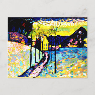Carte Postale Kandinsky - Paysage hivernal