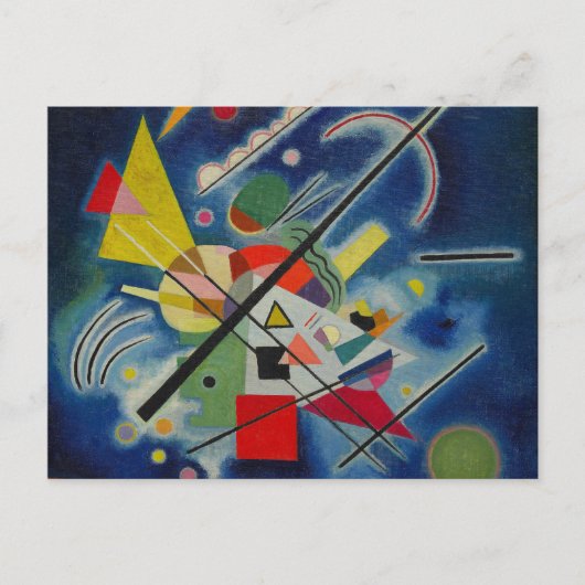 Carte Postale Kandinsky - Peinture Bleue (Devant)