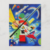 Carte Postale Kandinsky - Peinture Bleue (Devant)