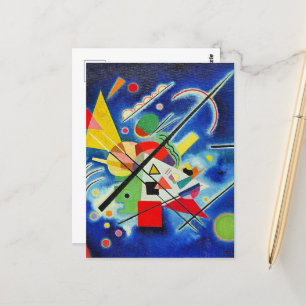 Carte Postale Kandinsky - Peinture Bleue