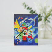 Carte Postale Kandinsky - Peinture Bleue (Debout devant)