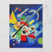 Carte Postale Kandinsky - Peinture Bleue (Devant)