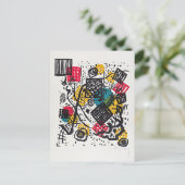 Carte Postale Kandinsky - Petits Mondes V, (Debout devant)