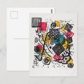 Carte Postale Kandinsky - Petits Mondes V, (Devant / Derrière)