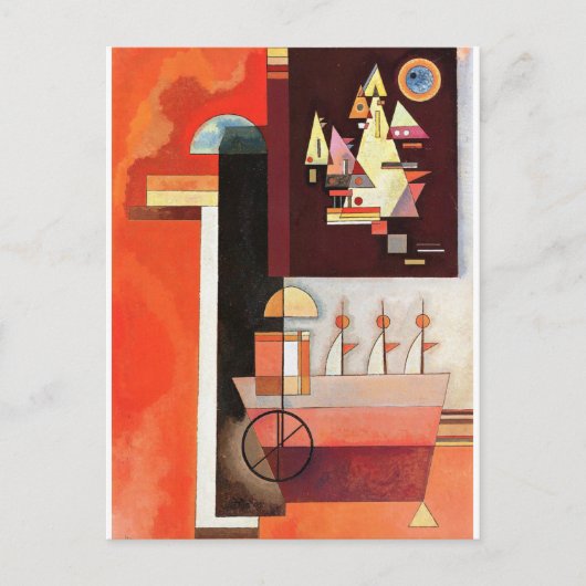 Carte Postale Kandinsky - Photo dans l'image (Devant)