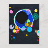 Carte postale Kandinsky Plusieurs cercles (Devant)